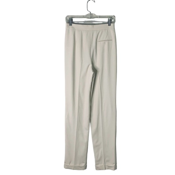 Ralph Lauren Purple Label Pleated Wool Pants Womens Size 0 NWT Defects $1390 - Picture 11 of 16